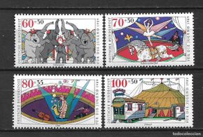Sellos: alemania 1989 michel 14111414 ** mnh - 14/6